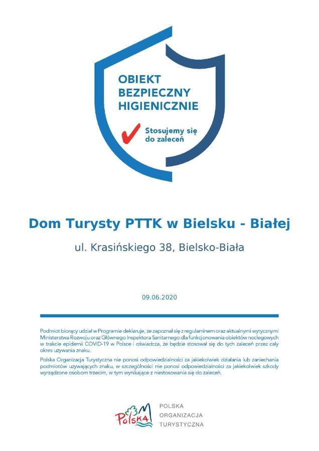Отель Dom Turysty Pttk W Bielsku - Bialej Бельско-Бяла Экстерьер фото